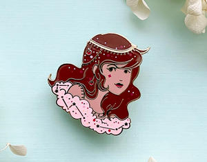 Anpassbare Messing Metall weiche Emaille Pin neues Design Film und Fernsehen Drama Schauspieler Abzeichen Siebdruck - Product Image 4