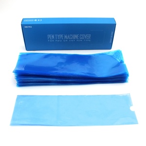 Azul 60mm * 180mm bolsas de cubierta de pluma de <span class=keywords><strong>tatuaje</strong></span> grande 200 Uds para máquina de pluma de <span class=keywords><strong>tatuaje</strong></span> <span class=keywords><strong>tipo</strong></span> pluma bolsas de <span class=keywords><strong>mangas</strong></span> - Product Image 4