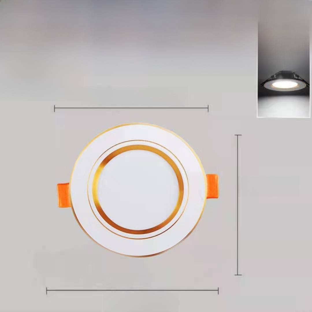 Blanc et or [entièrement en aluminium + fil de cuivre]