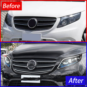 Faro delantero de coche para Benz Vito W447 V260 V300 2016-2024 Actualización de alta calidad <span class=keywords><strong>S</strong></span> Class estilo dinámico faro lente herramienta Accesorios - Product Image 3