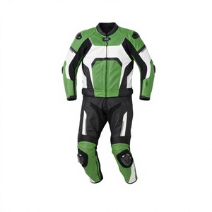 Traje de Carreras de Motos Personalizado, Traje de Cuero para Motocicleta, Traje de Carreras de Motos de Cuero Genuino de Una Pieza - Product Image 1