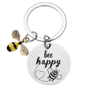 Porte-clés inspirant en acier inoxydable avec mousqueton - Souviens-toi que tu es plus courageux, plus fort, plus intelligent - Étanche - Product Image 6
