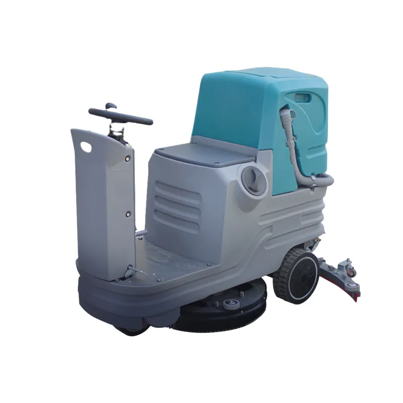 Hot Selling High Efficient Shopping Mall Special Sweeper Automatic Driving Type Floor Washing Machine
