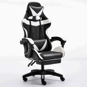 Fauteuil de jeu de course pour e-sport, nouveau, en gros, moderne, en PVC et cuir PU, avec base en fer, inclinable et pivotant, pour le gaming - Product Image 3