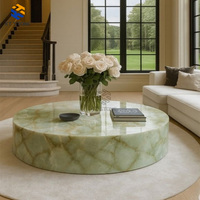 Table basse en marbre noir de luxe, style français moderne, qualité supérieure, élégance personnalisée, pour la maison, l'hôtel, la villa, décoration de table