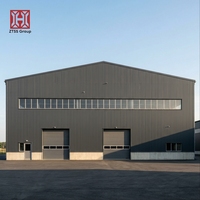 Structure en acier léger préfabriquée ZTSS, bâtiment métallique moderne à faible coût, entrepôt