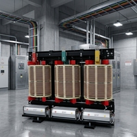Transformateur sec triphasé APEX 75-2500 kVA à bobinage ouvert en alliage amorphe VPI 2,4-13,8 kV 50/60 Hz pour distribution industrielle