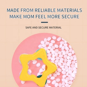 Chất Lượng Cao Cấp Thực Phẩm Silicone Mọc Răng Đồ Chơi Rattling Chuông Teether 0-3 Năm Trẻ Sơ Sinh Bé Rattle Teether - Product Image 3