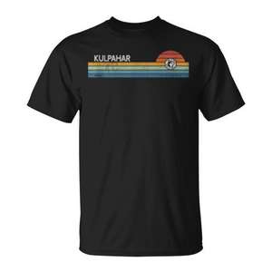 Kulpahar India Uttar Pradesh Retro Sunset Rainbow Synth Idea Tank Top T-Shirt Style vintage promotionnel - Product Image 1