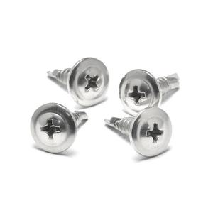 Tête plate classe 4.8 & 6.8 acier inoxydable bi-métal <span class=keywords><strong>vis</strong></span> auto-perceuse 55mm métrique zingué <span class=keywords><strong>avec</strong></span> <span class=keywords><strong>rondelle</strong></span> de bol - Product Image 2