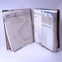 Carnet A5 personnalisé 52 semaines, couverture rigide, spirale, yeux du diable, voeux bibliques, pochette intérieure, journal de prière, agenda, carnet de notes