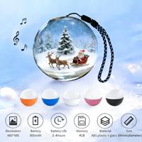 Boule de cristal DIY, boule vidéo à mémoire, sphère de cristal 3D pour Noël, cadeau d'anniversaire, décorations de fête