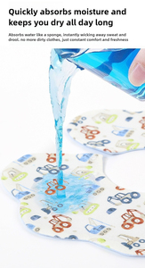 ผ้ากันเปื้อนเด็ก 2026 ใหม่ 100% ผ้าฝ้าย ธรรมดา สีสันสดใส ป้องกันสิ่งสกปรก ทรงกลม ซึมซับดี แห้งเร็ว ผ้าพันคอ ผ้ากันเปื้อนเด็กสำหรับป้อนอาหาร - Product Image 5