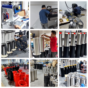 أعمدة حماية خارجية يدوية قابلة للرفع، عمود كهربائي قابل للسحب، حاجز أرضي لمواقف السيارات، تحكم يدوي، من الفولاذ المقاوم للصدأ - Product Image 5