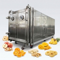 Vriesdroger Model QS-FD-20 Lage Configuratie Zware uitvoering SUS304 RVS motor 380V/220V Groente- en fruitverwerking