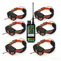 Collier modulaire pour chien avec support GPS : Système de composants à échange rapide + Conception réparable sur site - Programme de vente en gros d'usine (6 colliers)