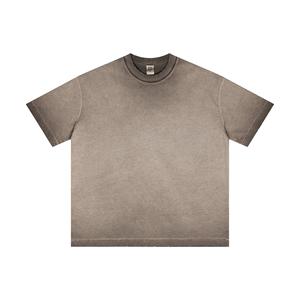 Camiseta de Hombre de Color Sólido, 100% Algodón, Tejido de Punto, Informal, Básica, de Manga Corta, Suave, Transpirable, Antiarrugas, Corte Regular, para Uso Diario en Verano - Product Image 4