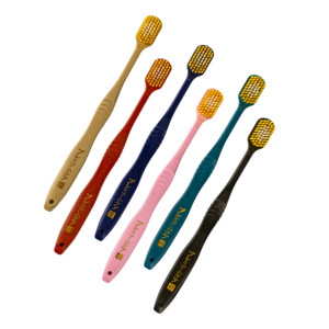 Chất lượng cao dành cho người lớn bàn chải đánh răng PBT đôi chỉ dây cứng lông nhẹ thuận tiện PP xử lý để sử dụng nhà cho nam giới phụ nữ - Product Image 1