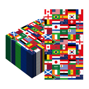 Serviettes <span class=keywords><strong>de</strong></span> table jetables Huancai International Flags pour invités, serviettes <span class=keywords><strong>de</strong></span> table en papier pour le football, serviettes <span class=keywords><strong>de</strong></span> <span class=keywords><strong>toilette</strong></span> pour les fournitures <span class=keywords><strong>de</strong></span> fête - Product Image 2
