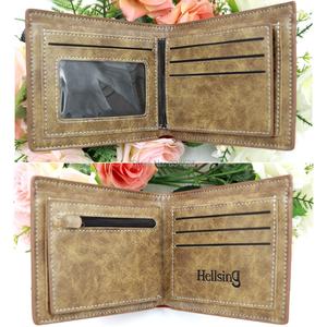 Anime HELLSING Portefeuille en cuir kaki Anime <span class=keywords><strong>Alucard</strong></span> Short Card Holder Purse - Product Image 3