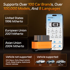 MAXOBD APP KONNWEI KW905プロカーOBD2スキャナーBluetooth 5.2カースキャンツール - Product Image 5