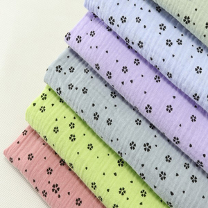 Wholesale <strong>Double</strong> Gauze Embroidery Muslin Fabric <strong>Teddy</strong> <strong>Bear</strong> Muslin Fabric - Product Image 2