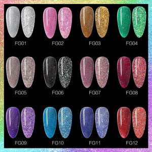 CANNI Nouveau <span class=keywords><strong>Vernis</strong></span> à Ongles Gel Luminescent dans le Noir Paillettes Flash Réfléchissant Gel Diamant Disco <span class=keywords><strong>Semi</strong></span> <span class=keywords><strong>Permanent</strong></span> <span class=keywords><strong>Vernis</strong></span> Gel UV Ememals - Product Image 5