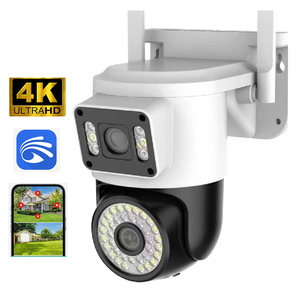 Caméra de sécurité <span class=keywords><strong>extérieure</strong></span> PTZ DIFANG 2K, vision nocturne couleur, audio bidirectionnel, caméras IP Wifi, caméra Wifi connectée au téléphone - Product Image 1