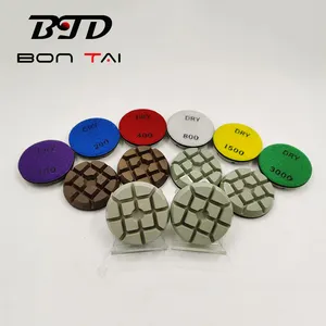 Excellent Quality 3 Inch Dry Use Diamond Resin Polishing Pads for Concrete Polishing Tool