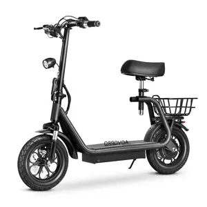 Bicicleta elétrica urbana unissex com suspensão de 450 W, pneu gordo de 14 polegadas, excelente qualidade e com display LCD, tipo eletrônico inteligente, novo e popular