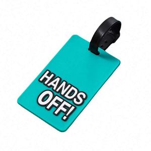 Étiquette de bagage personnalisée en PVC, étiquette de bagage personnalisée avec logo - Product Image 1