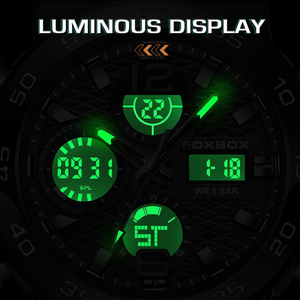 LIGE FB0077 <span class=keywords><strong>Montre</strong></span>-bracelet étanche de 50m Horloge Sport <span class=keywords><strong>Montre</strong></span> Homme Quartz Lumineux Digital Montres Plastique Silicone <span class=keywords><strong>Montre</strong></span> - Product Image 5