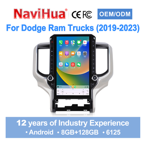 วิทยุติดรถยนต์ Navihua ระบบ Android หน้าจอสัมผัส 14.4 นิ้ว พร้อม DSP GPS รองรับ CarPlay สำหรับ Dodge Ram ปี 2019-2023 - Product Image 1