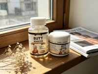 Capsules d'augmentation des hanches et crème repulpante pour les fesses OEM/ODM – Kit non chirurgical pour le développement des fesses, complément oral quotidien + lotion topique