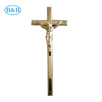 Fournisseur funéraire D052 croix de cercueil Italie accessoires funéraires pour cercueil et cercueil