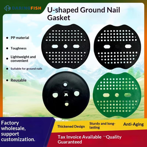 Estacas <span class=keywords><strong>de</strong></span> Jardín en Forma <span class=keywords><strong>de</strong></span> U <span class=keywords><strong>de</strong></span> Acero Inoxidable DaringFish para Control <span class=keywords><strong>de</strong></span> Malezas, Fijación <span class=keywords><strong>de</strong></span> Película <span class=keywords><strong>de</strong></span> Cobertura, Estacas para Césped, Invernadero y Paisajismo - Product Image 5