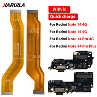 Câble flexible de téléphone portable, port de charge, carte de dock pour Xiaomi Redmi Note 14 Pro 4G 5G, port de charge USB pour Redmi 15 15C 5G