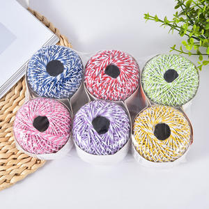 क्रिसमस पैकेजिंग बॉल के लिए कपास ट्विने 1 मिमी-3 मिमी रस्सी - Product Image 5