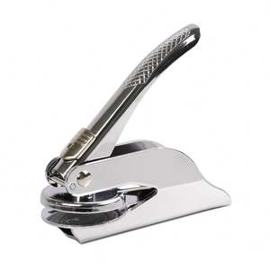 Sello de grabado cromado redondo ideal promocional - Product Image 1