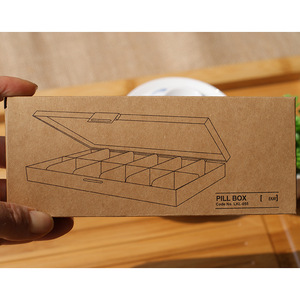 Portable Mini Pill Organizer 12 Grids Airtight Medicine Storage Box For Travel White Solid Color - Product Image 2