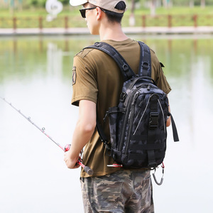 Dernier modèle de <span class=keywords><strong>sac</strong></span> de poitrine tactique imperméable convertible pour homme <span class=keywords><strong>Sac</strong></span> à <span class=keywords><strong>dos</strong></span> de pêche en plein air avec porte-canne à pêche - Product Image 6