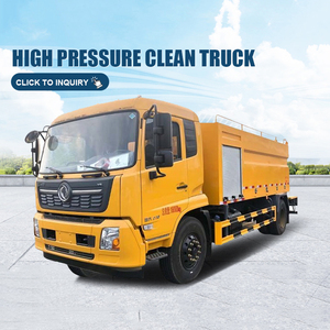 Camion-citerne Dongfeng 4X2 haute pression en acier au carbone, capacité 10 000 litres, avec pompe de lavage - Product Image 4