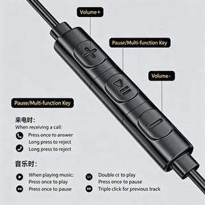 3.5mm & Type-C Wired Earphones Non-in-ear Ear Clip Headphones Open-ear Clip-on Built-in <b>Mic</b> Earphones for Daily Use - Product Image 4