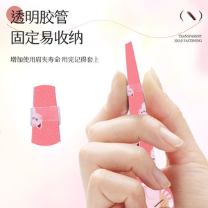 แหนบคิ้วปากเฉียง Animal Series, แหนบคิ้วสแตนเลสอเนกประสงค์พิมพ์ 3 มิติสองด้าน - Product Image 4