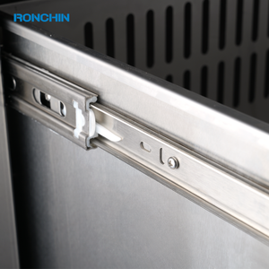 Taman Villa anti-sidik jari baja tahan karat rumah tangga taman bar luar ruangan dalam ruangan bawah ganda laci kulkas - Product Image 4