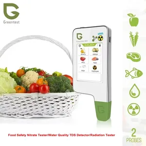 ECO 6 Testeur numérique portable de nitrates, détecteur de qualité de l'eau TDS, analyseur de santé pour la maison et la cuisine, blanc/vert - Product Image 2