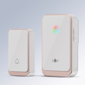 Nuevo Timbre Inalámbrico para el Hogar 2025, Llamada con un Botón, Resistente al Agua, Carga Ultrafácil, Alcance de 280 Metros, Rectangular, Plástico, Cumpleaños, EE. UU. - Product Image 1