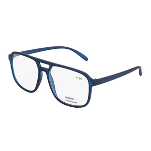 Gafas de Lectura con Marco Grande y Cómodo para PC, Diseño Cuadrado Unisex con Doble Puente, Ligeras, para Presbicia, para Oficina y Computadora - Product Image 4