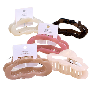 กิ๊บติดผมรูปฉลามสีลูกกวาด พลาสติก สำหรับผู้หญิง น่ารัก เหมาะสำหรับใส่ไปทะเลในช่วงฤดูร้อน - Product Image 1