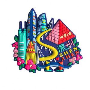 Aimants de réfrigérateur personnalisés en usine, aimants de réfrigérateur en résine PVC OEM/ODM pour souvenirs touristiques - Product Image 1